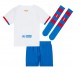 Barcelona Barnkläder Borta matchtröja till baby 2023-24 Kortärmad (+ Korta byxor) Billigt